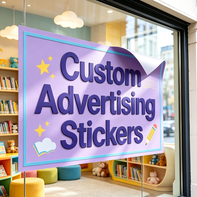 Commercial Vinyl Printing - Custom Any‑Measure Commercial Branding Stickers Premium
