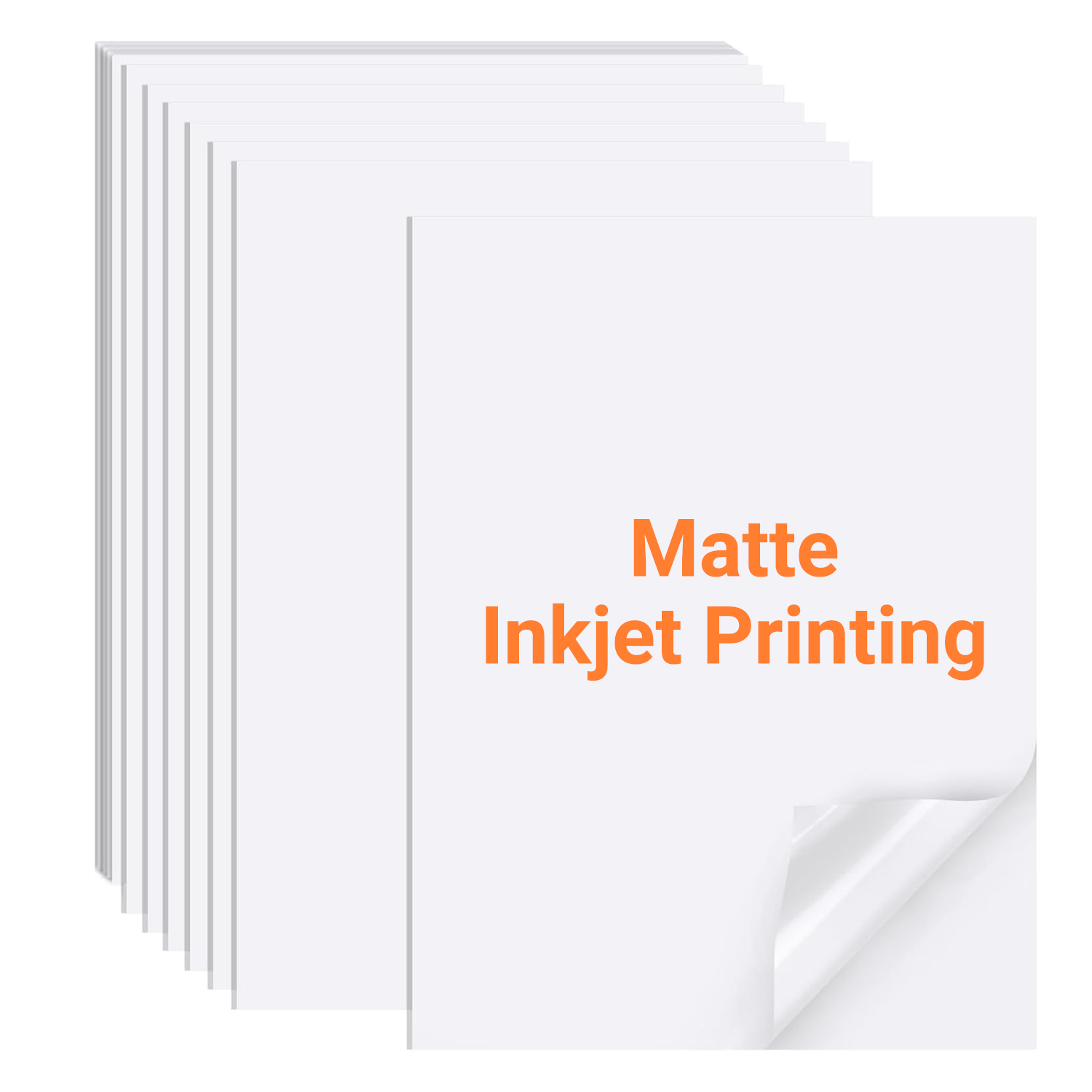Commercial Vinyl Printing - 10/20/40Pcs A4 Premium Matte Vinyl Sticker