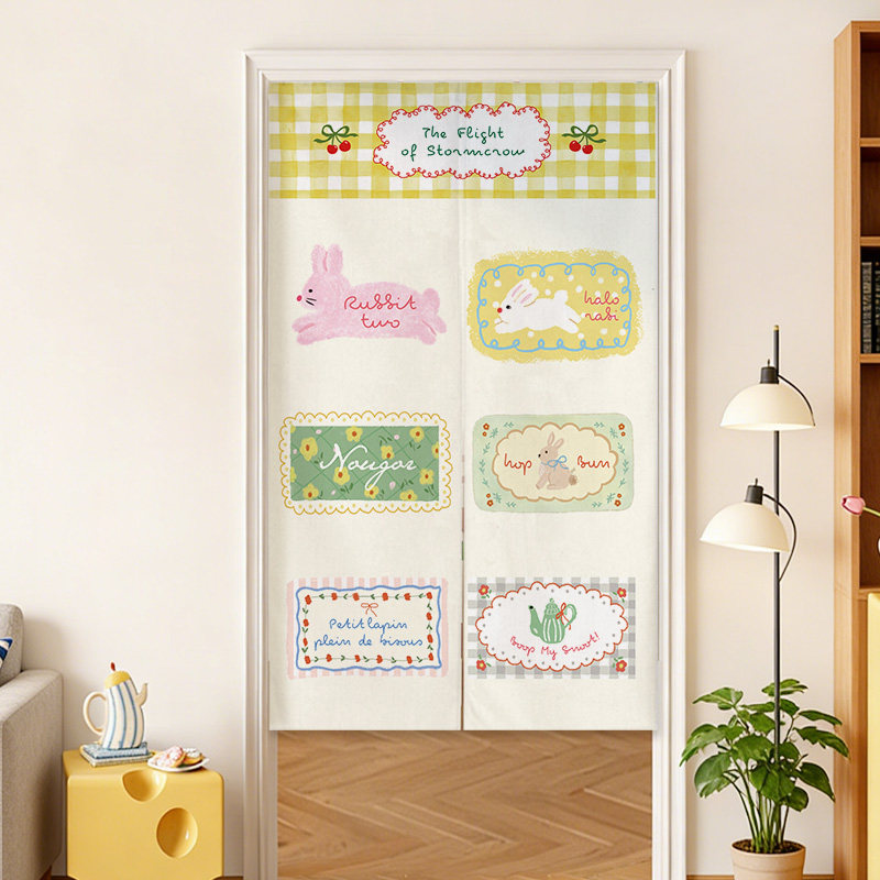 VIKAMA Blue Grid French Noren  - Commercial Window Printing recension och pris