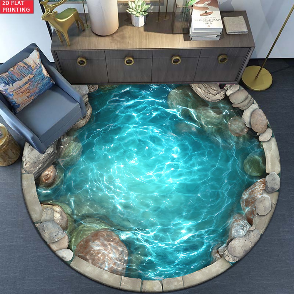 Realistic Turquoise Water Pool - Wholesale Commercial Printing recension och pris