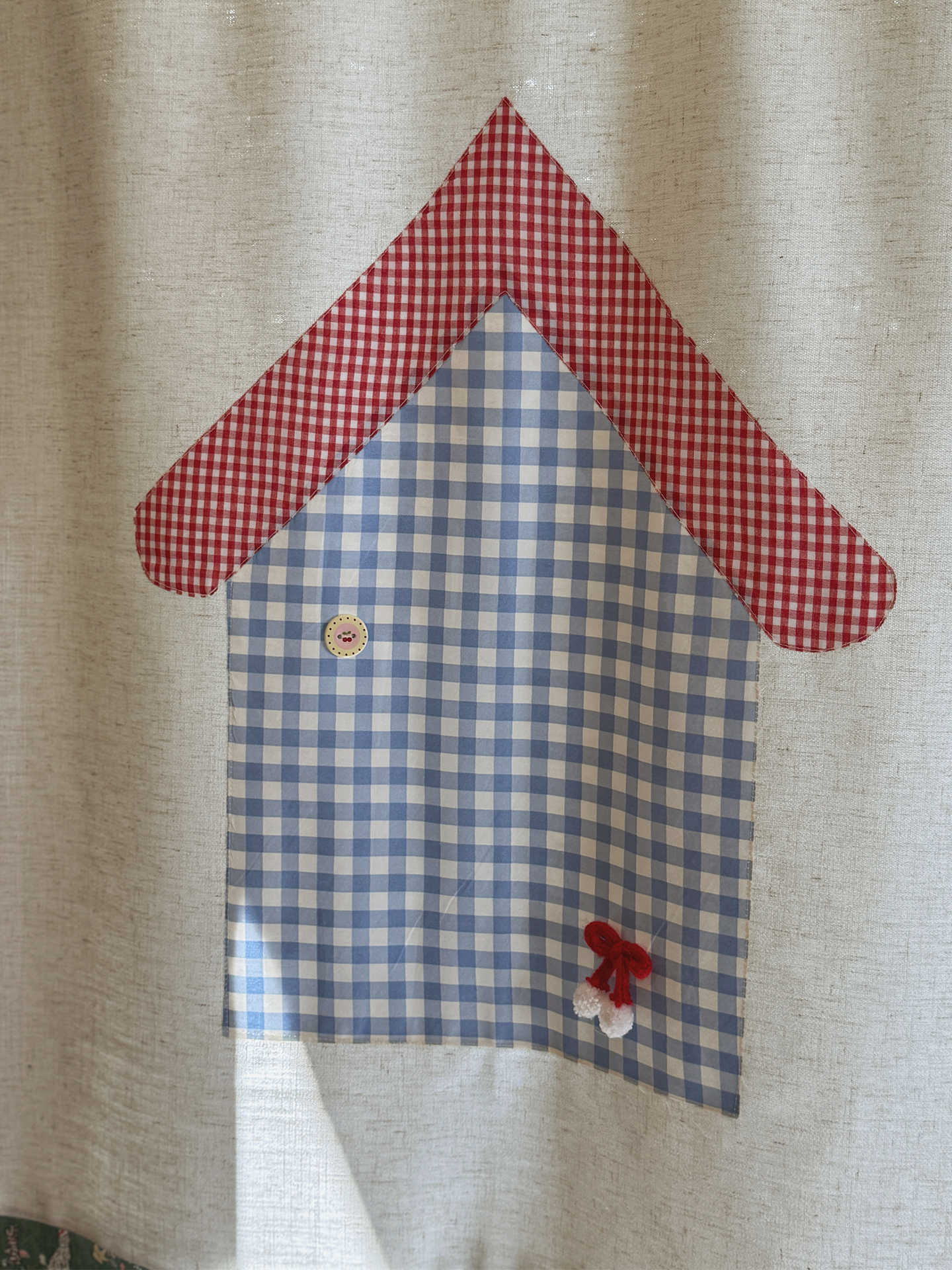 VIKAMA Gingham Small House Nor - Commercial Window Printing recension och pris