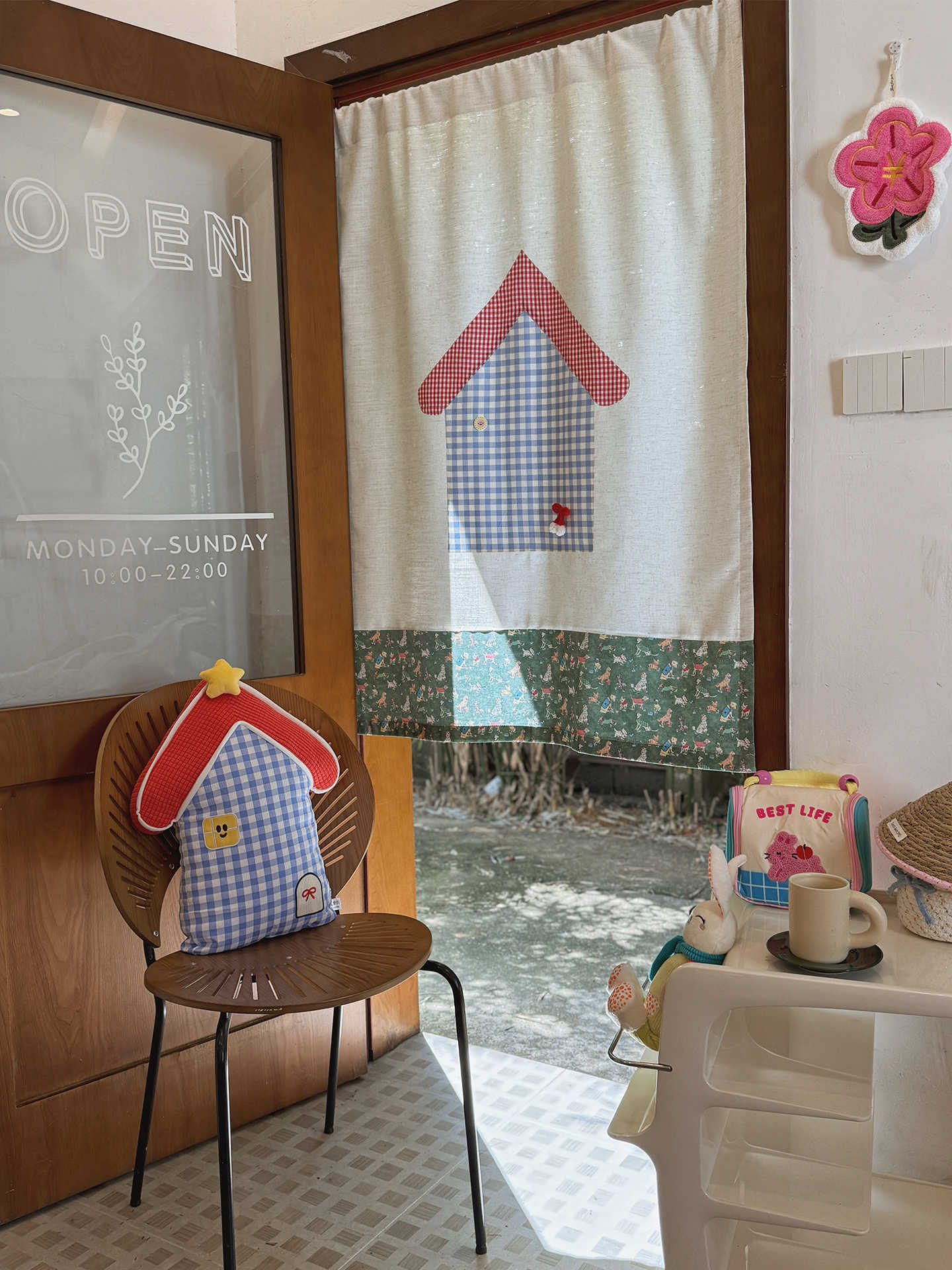 VIKAMA Gingham Small House Nor - Commercial Window Printing recension och pris