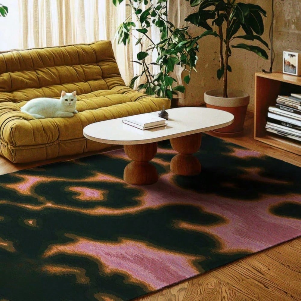 Animal Print Pink Green Area R - Commercial Printing Items recension och pris