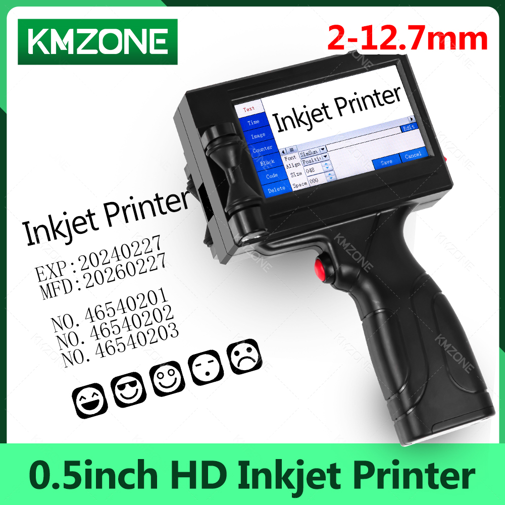 12.7mm Portable Inkjet Printer - Commercial Printing Images recension och pris