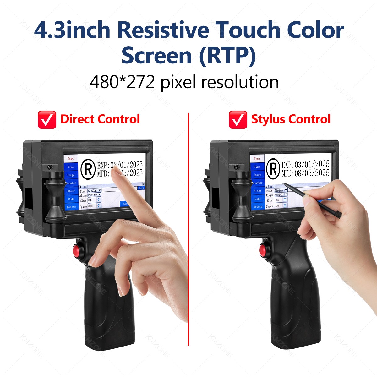 12.7mm Portable Inkjet Printer - Commercial Printing Images recension och pris
