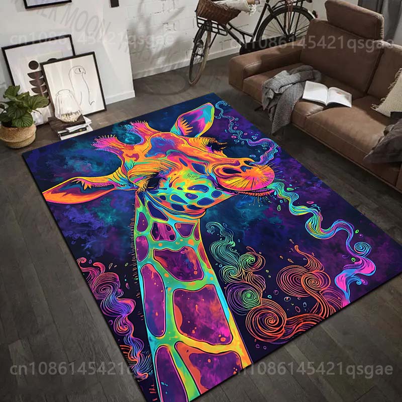 1PC Colorful artistic giraffe  - Commercial Printing Images recension och pris