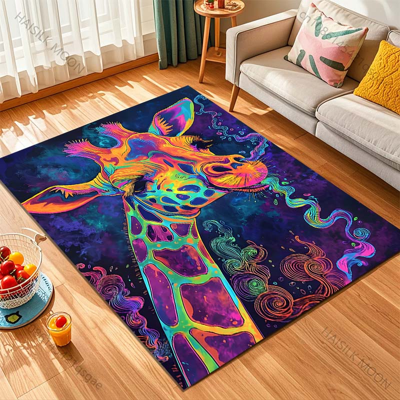 1PC Colorful artistic giraffe  - Commercial Printing Images recension och pris