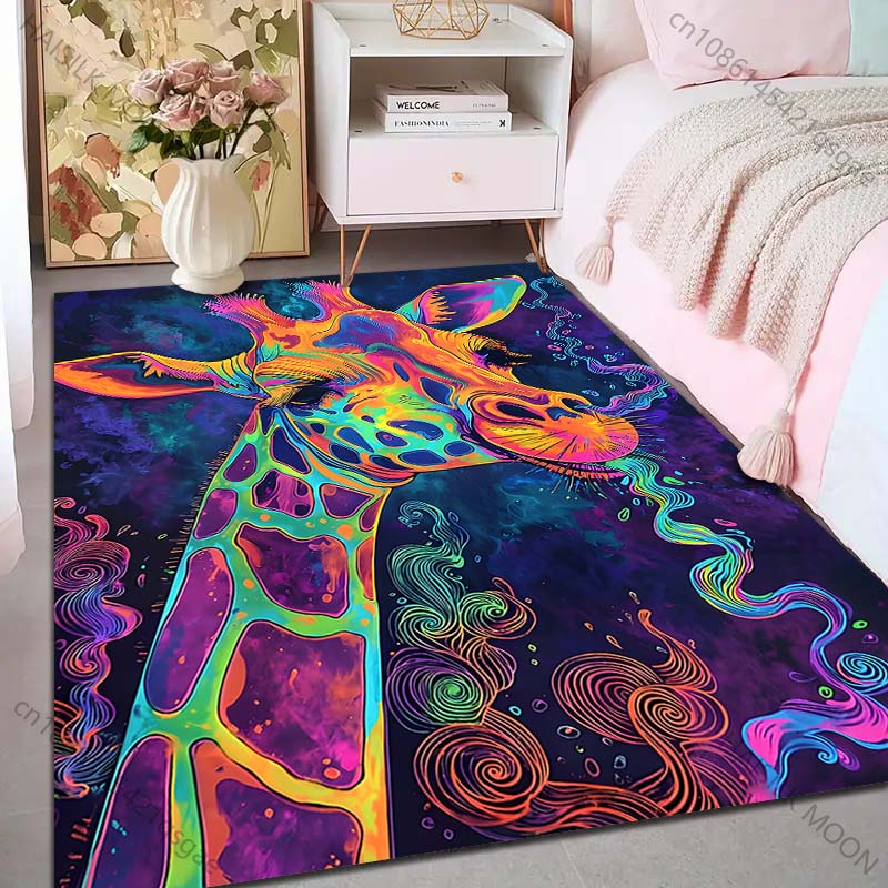 1PC Colorful artistic giraffe  - Commercial Printing Images recension och pris