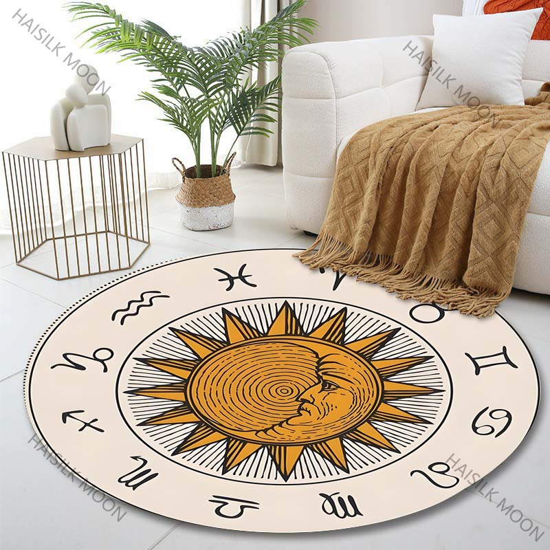 1PC Zodiac signs around sun im - Commercial Printing Images recension och pris