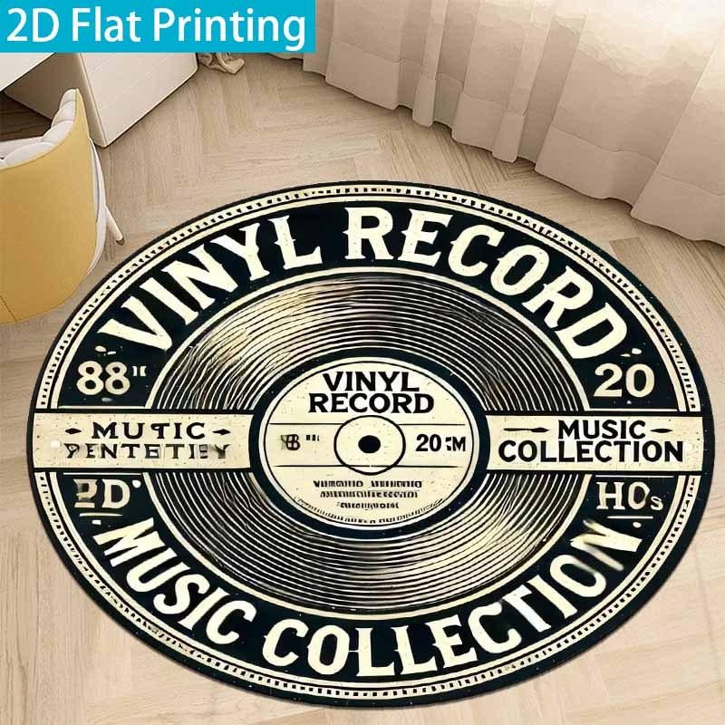 Vintage Distressed Black Beige - Commercial Vinyl Printing recension och pris
