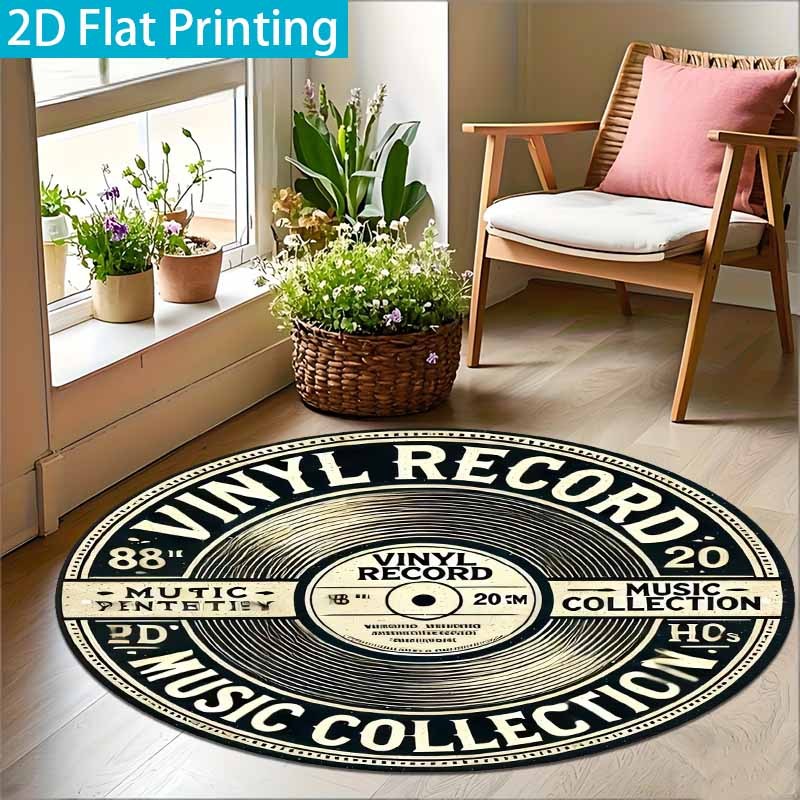 Vintage Distressed Black Beige - Commercial Vinyl Printing recension och pris