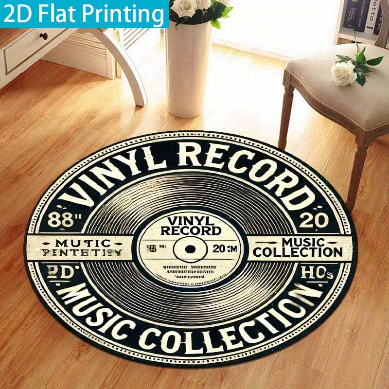 Vintage Distressed Black Beige - Commercial Vinyl Printing recension och pris