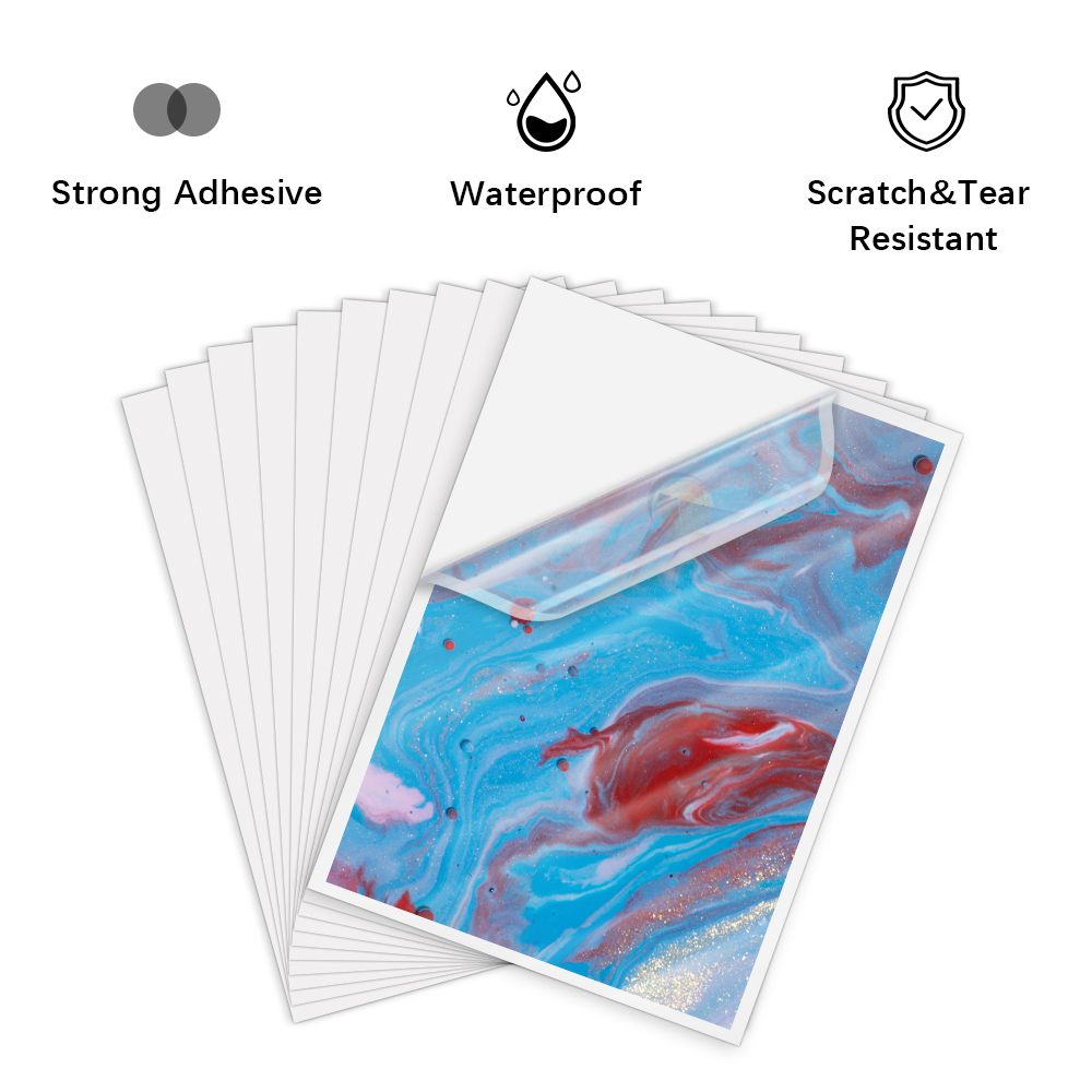 30 Sheets Printable Vinyl Stic - Commercial Vinyl Printing recension och pris