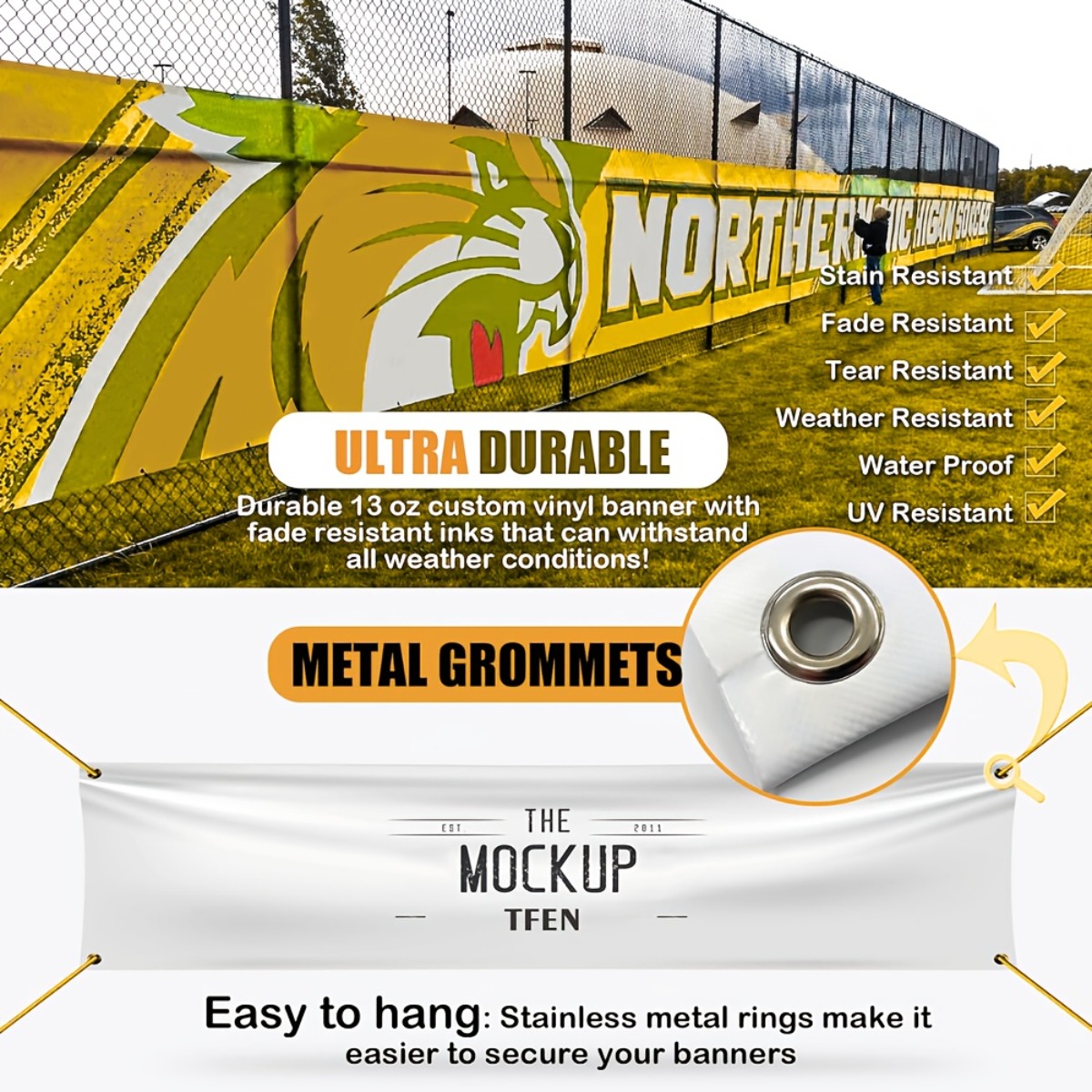 Custom Vinyl Banner Personaliz - Commercial Vinyl Printing recension och pris