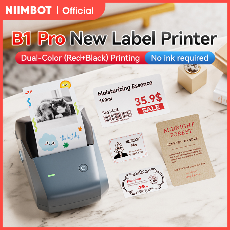 Niimbot B1 Pro Label Printer 3 - Commercial Printing Dpi recension och pris