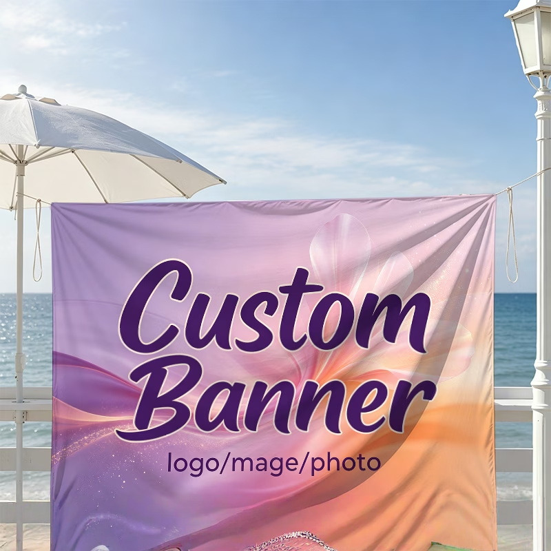 Custom Banner Flags Suitable F - Commercial Printing In Photoshop recension och pris