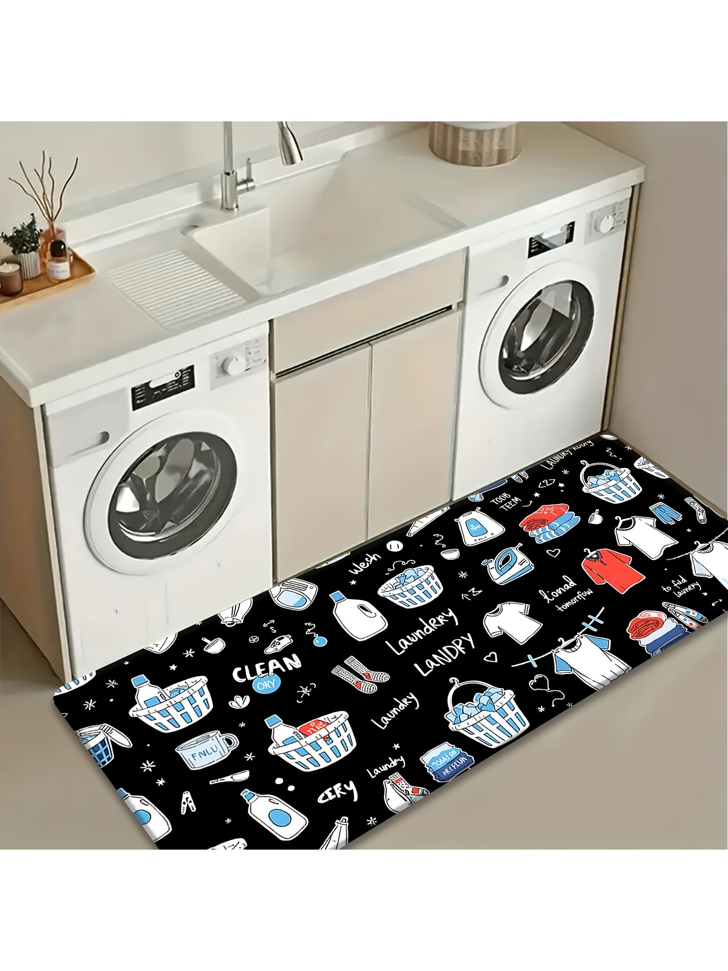 Cartoon Laundry Item All Over  - Commercial Printing Items recension och pris