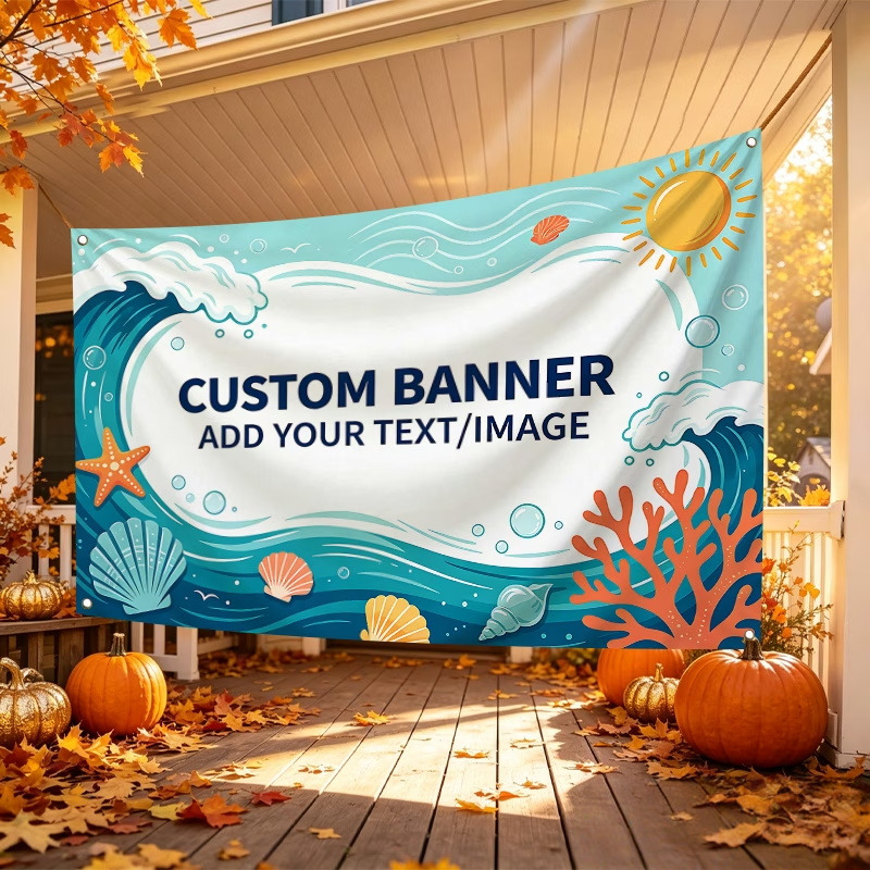 Custom Banner Flags Suitable F - Commercial Printing In Photoshop recension och pris