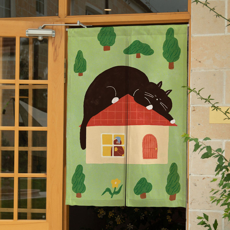 VIKAMA Cute Money Black Noren  - Commercial Window Printing recension och pris