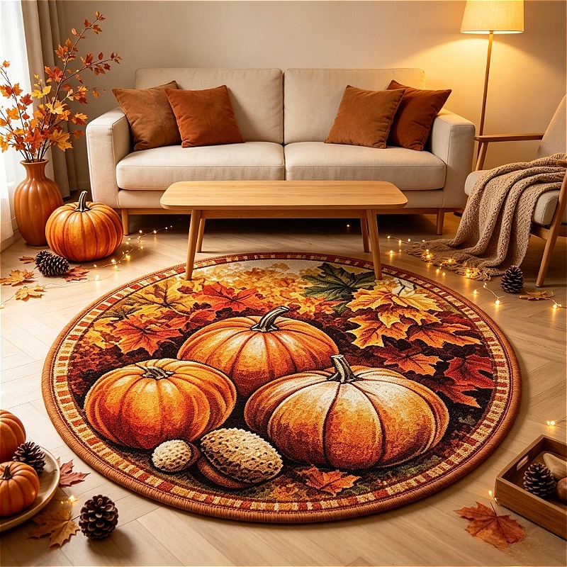 Vintage Pumpkin Carriage Round - Wholesale Commercial Printing recension och pris