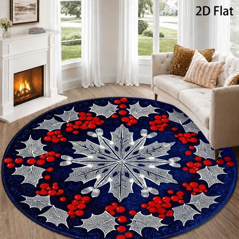 White Snowflake Red Christmas  - Wholesale Commercial Printing recension och pris